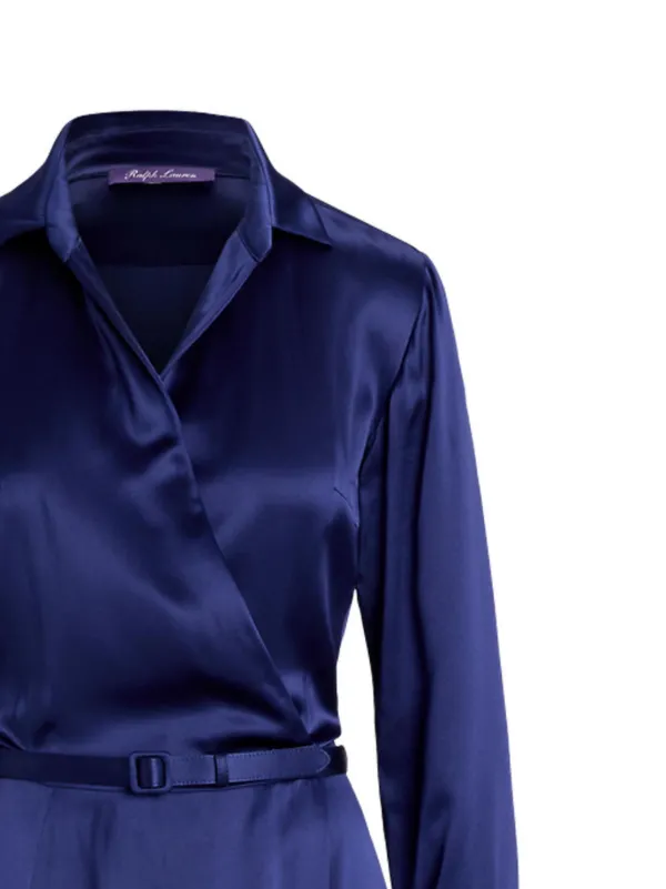 Ralph Lauren Collection シルク ドレス | ブルー | FARFETCH JP