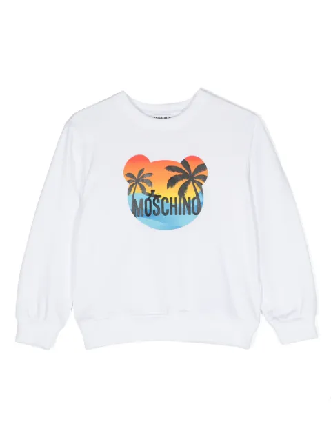 Moschino Kids logo-print sweatshirt