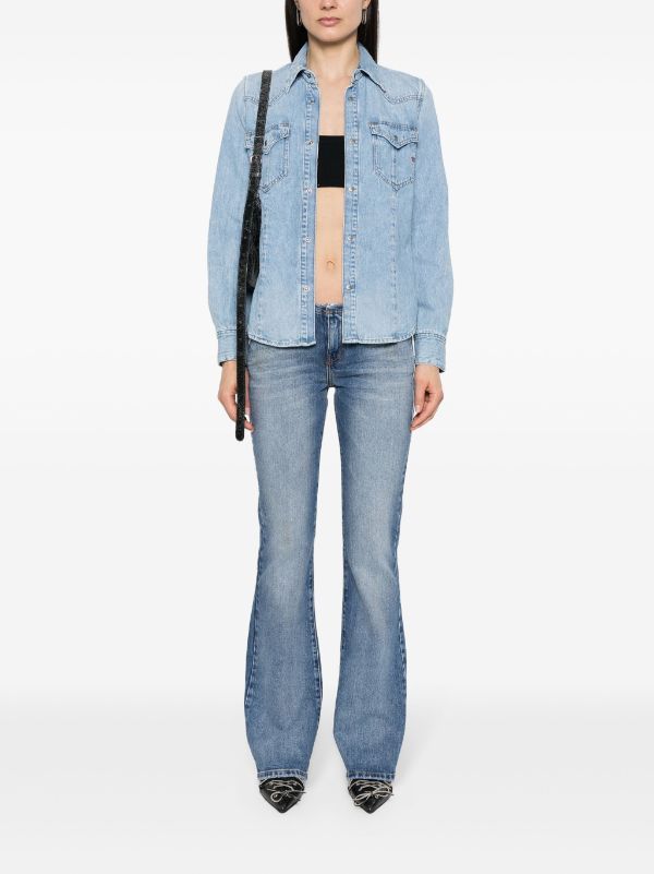 Diesel denim fashion shirt womens