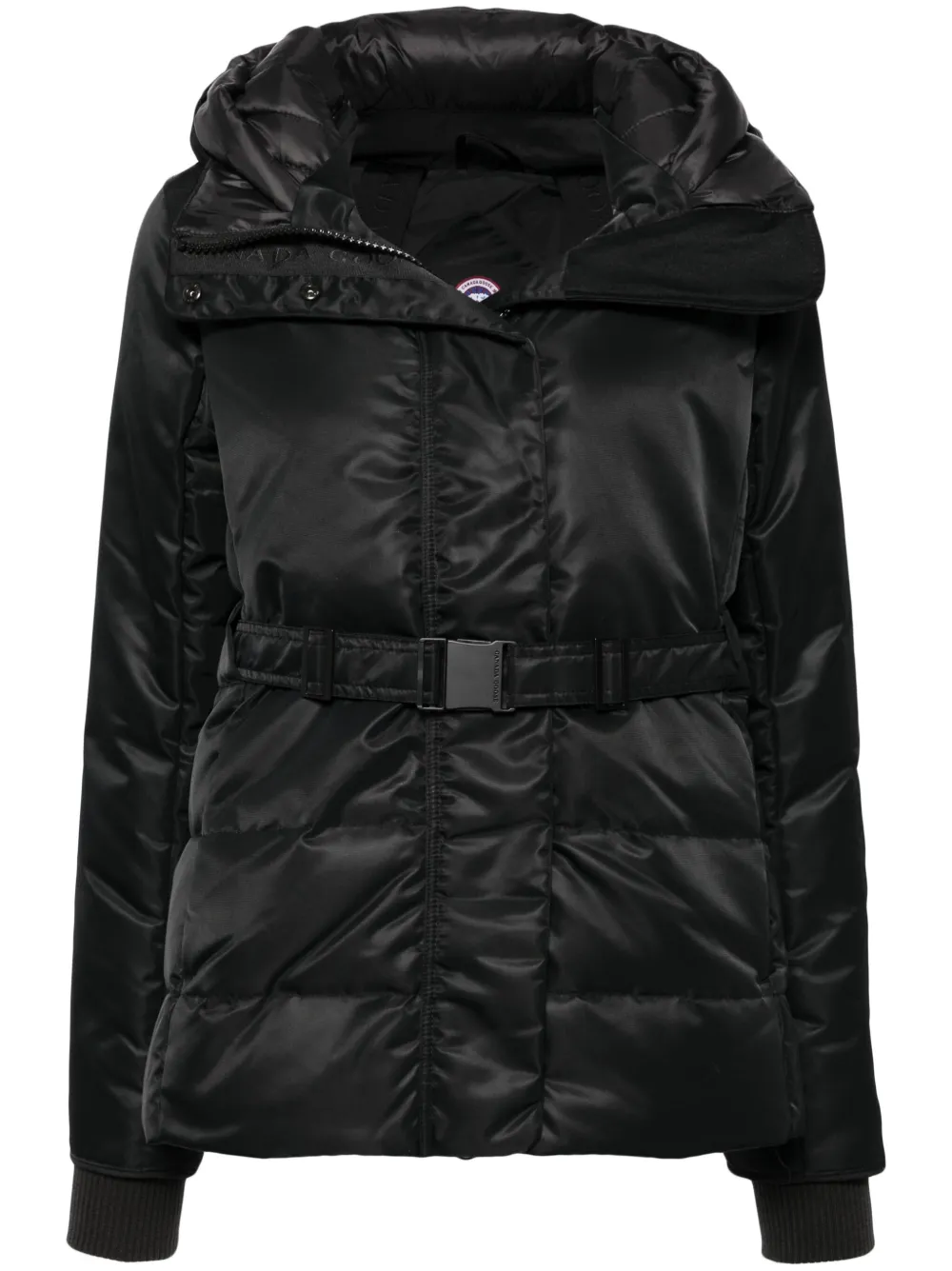 Canada Goose Green Performance Satin Mckenna Jacket In Black