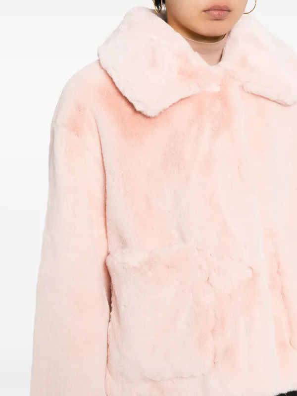 ジャケット・アウター theredthread S fur jacket short / pink S fur jacket short theredthread pink - メルカリ