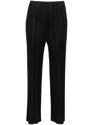 【T-ポイント5倍】 Pleats Please Issey Miyake プリーツ ストレートパンツ パンツ