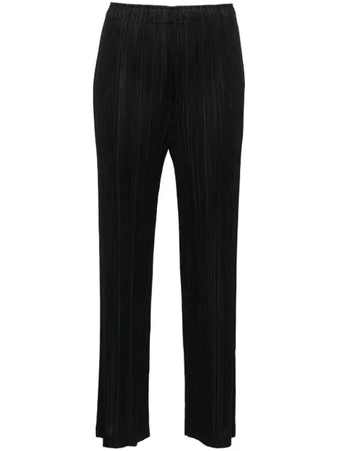 Pleats Please Issey Miyake pantalon droit à design plissé