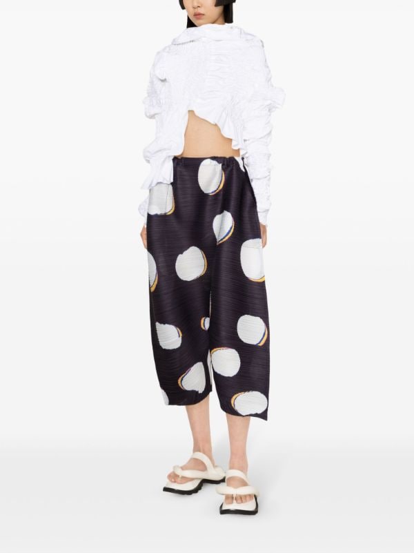 Pleats Please Issey Miyake Bean Dots サルエルパンツ - Farfetch