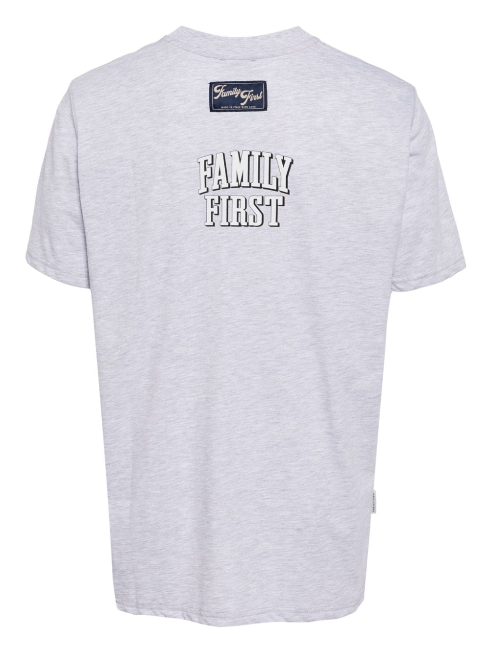 Shop Family First Mickey Mouse-print Cotton T-shirt In Grey
