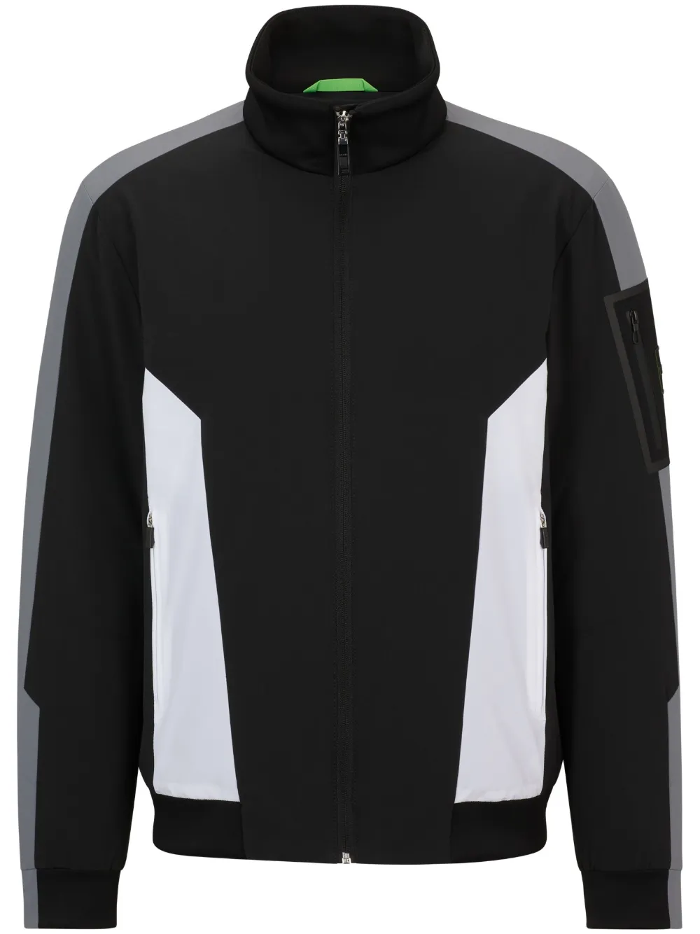 BOSS Jaqueta leve color block | Preto | Image 1