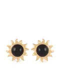 Susan Caplan Vintage 1980s Vintage Sun clip-on earrings - Gold