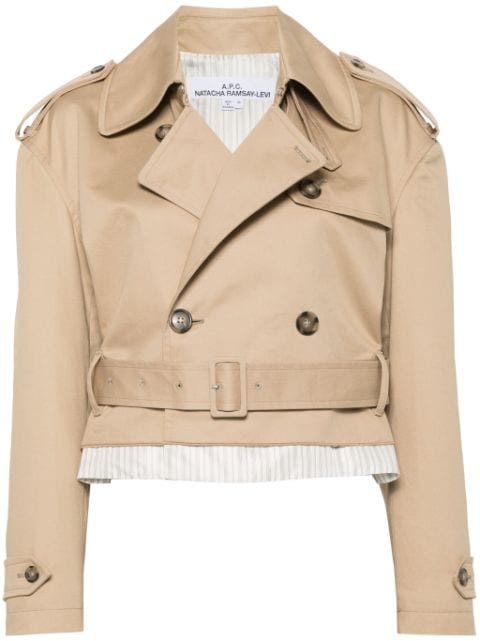 A.P.C. layered trench coat