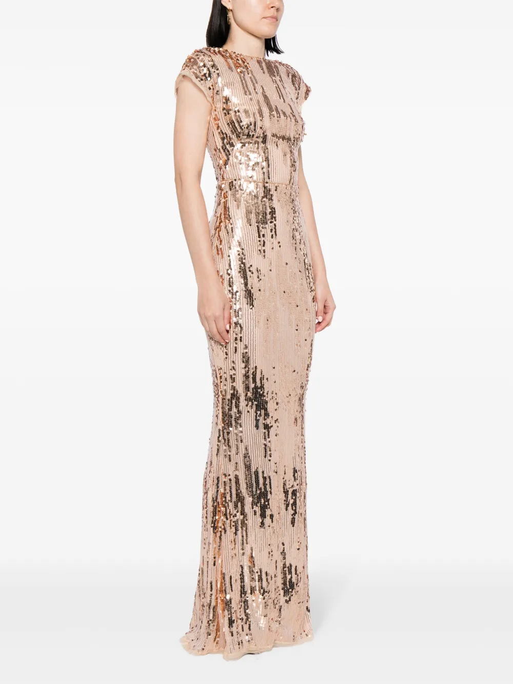 Talbot Runhof sequined cap-sleeve gown | Dresses | Image 3