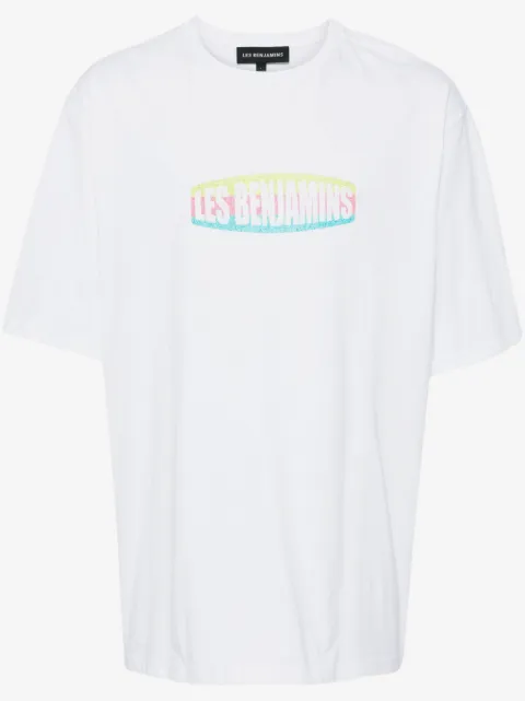Les Benjamins logo-print oversized cotton T-shirt