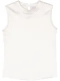 Mazzarelli satin-weave top - White