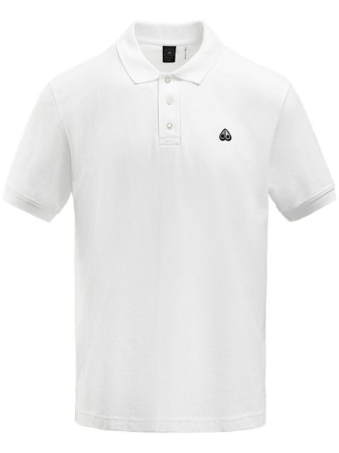 Moose Knuckles logo-embroidered cotton polo shirt