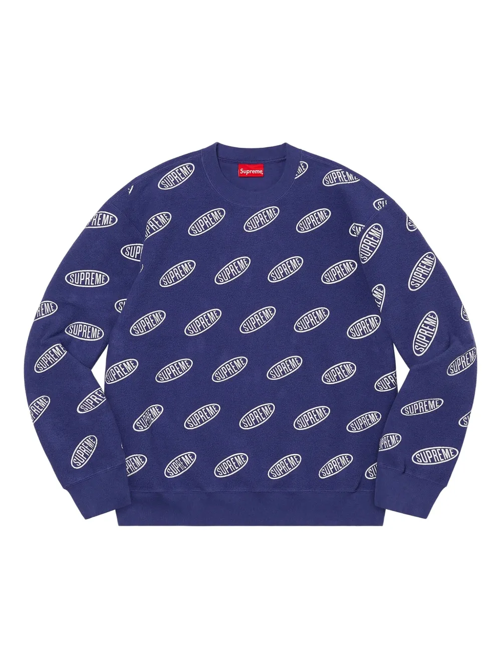Supreme Liner Crewneck "Navy" | Purple | Image 1