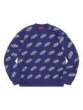 Supreme Liner Crewneck ""Navy"" - Purple