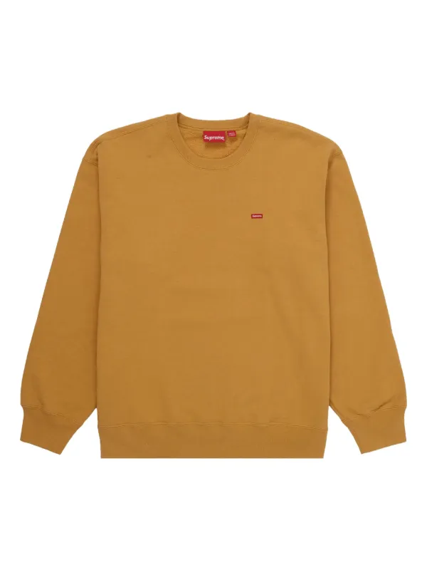 Supreme Box Logo Crewneck Mustard Supreme Yellow Crew Neck Supreme
