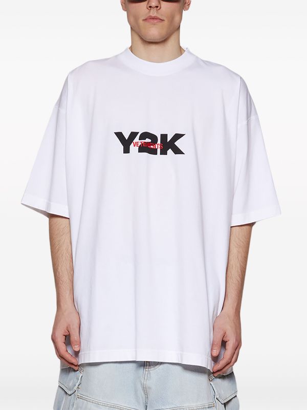 VETEMENTS Y2K プリント Tシャツ - Farfetch