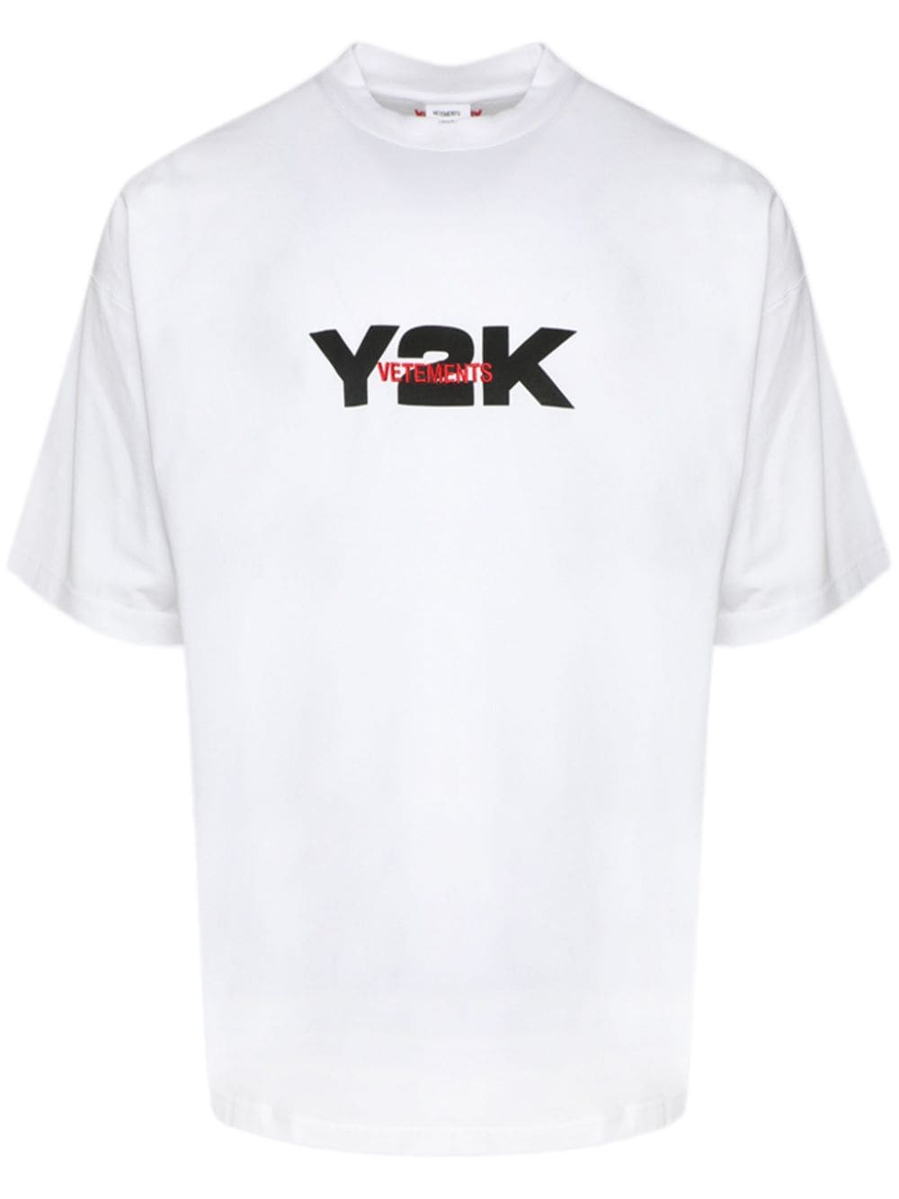 VETEMENTS T-shirt met Y2K print Wit