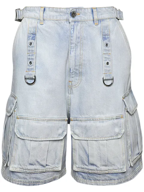 VETEMENTS cargo denim shorts