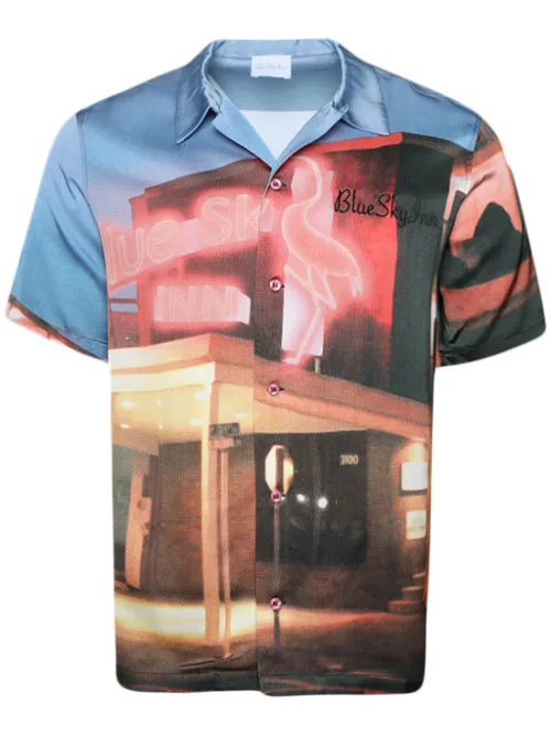 Chemise Flamingo Inn à imprimé graphique - BLUE SKY INN - Modalova