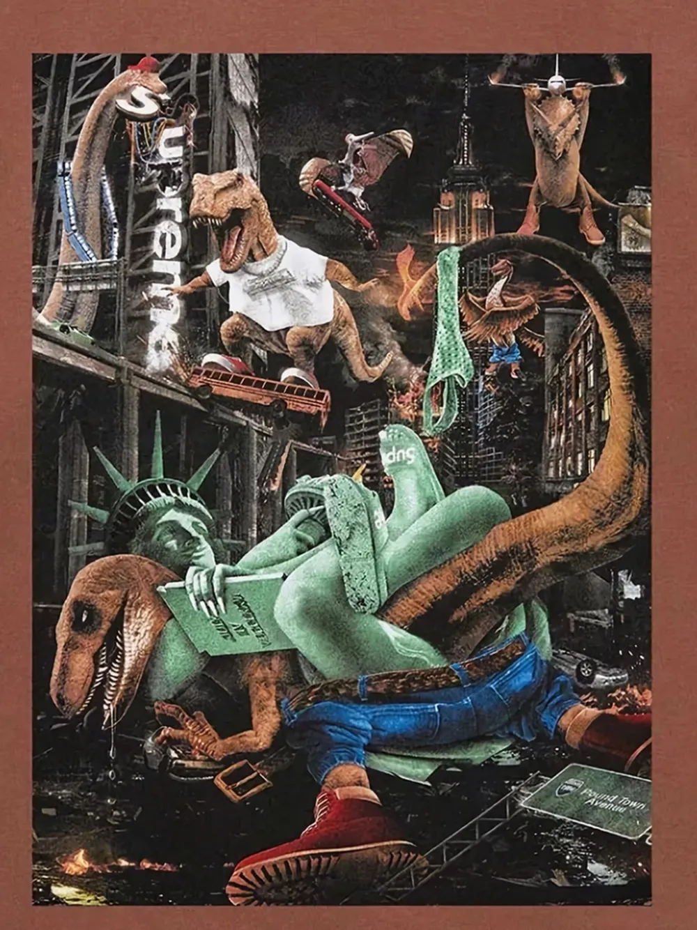 Supreme T-Rex graphic-print T-Shirt | T-Shirts | Image 2