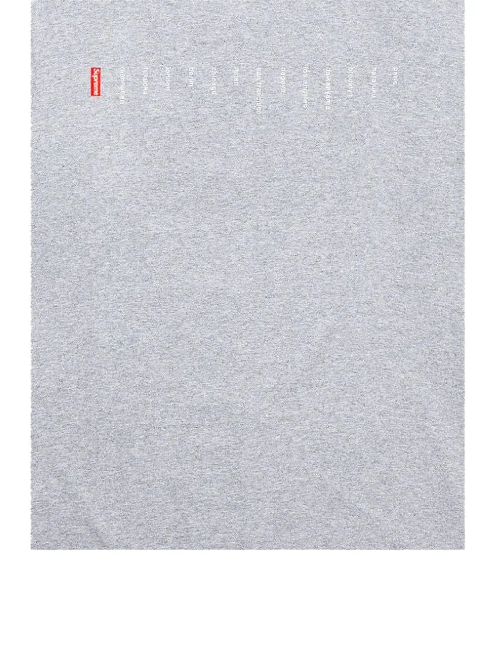 Supreme Location T-shirt In Gray