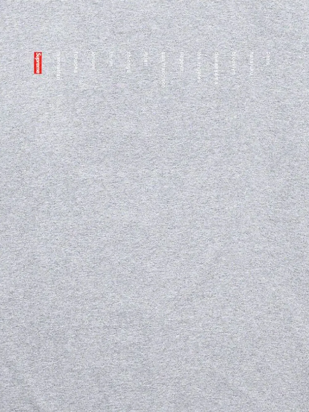 Supreme Location T-shirt Grijs
