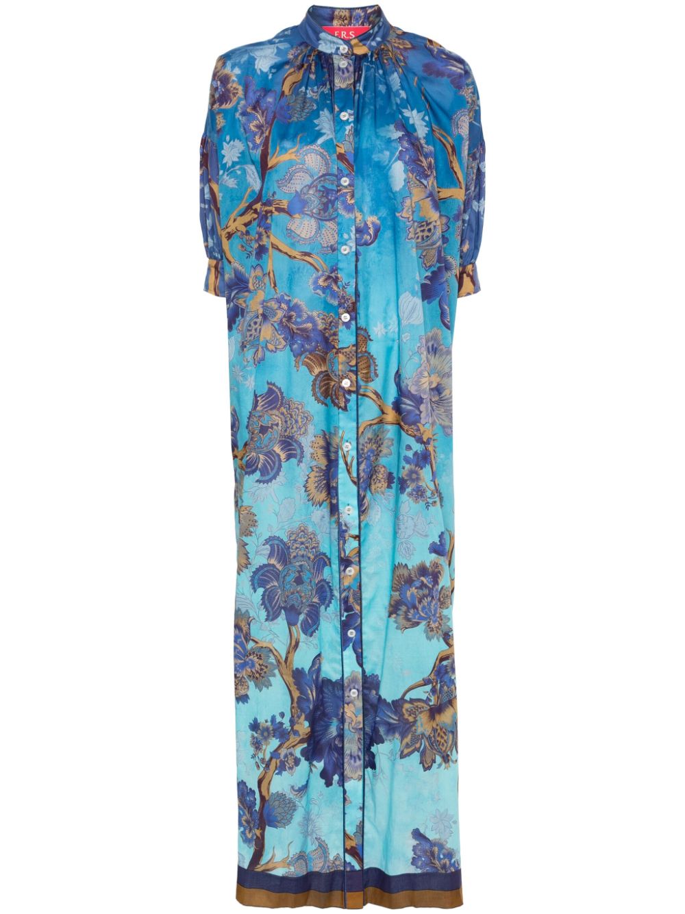 F.R.S FOR RESTLESS SLEEPERS METE FLORAL-PRINT MAXI DRESS