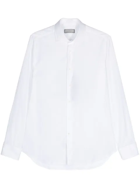 Canali long-sleeve cotton shirt