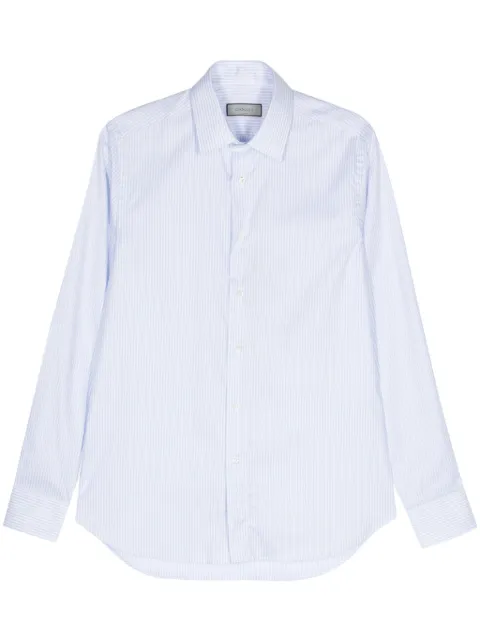 Canali long-sleeve striped shirt