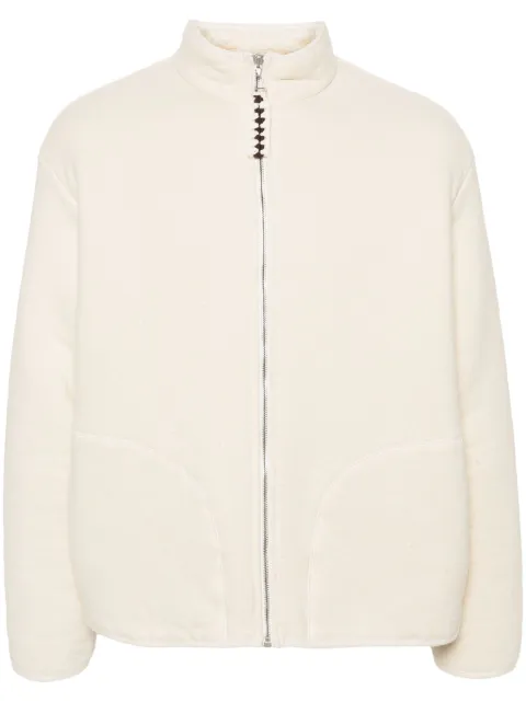 Jil Sander reversible shearling cotton jacket