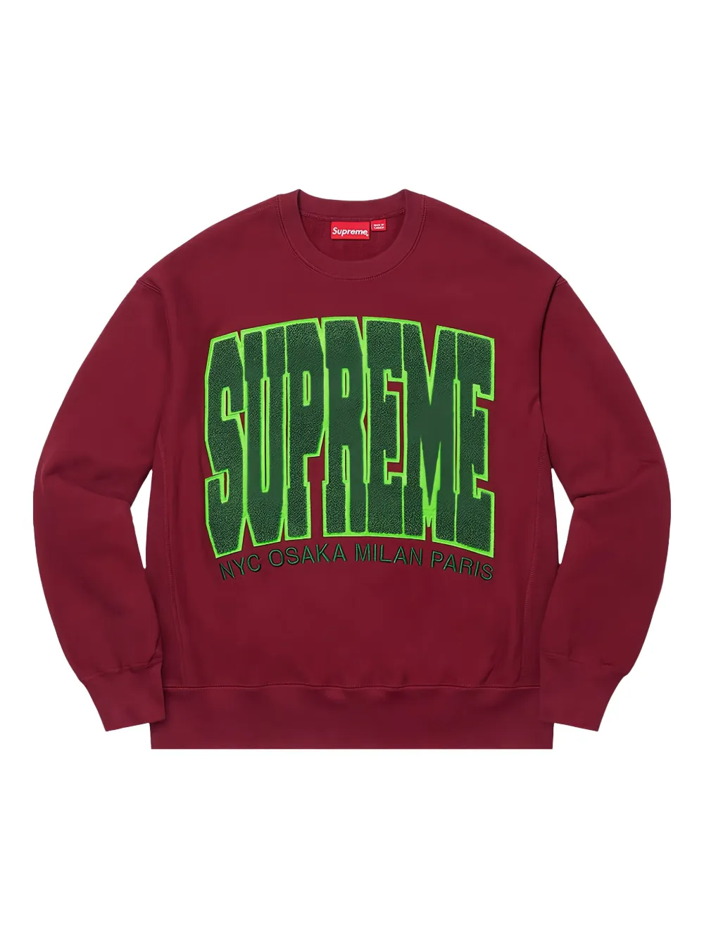Supreme Cities Arc sweater Rood