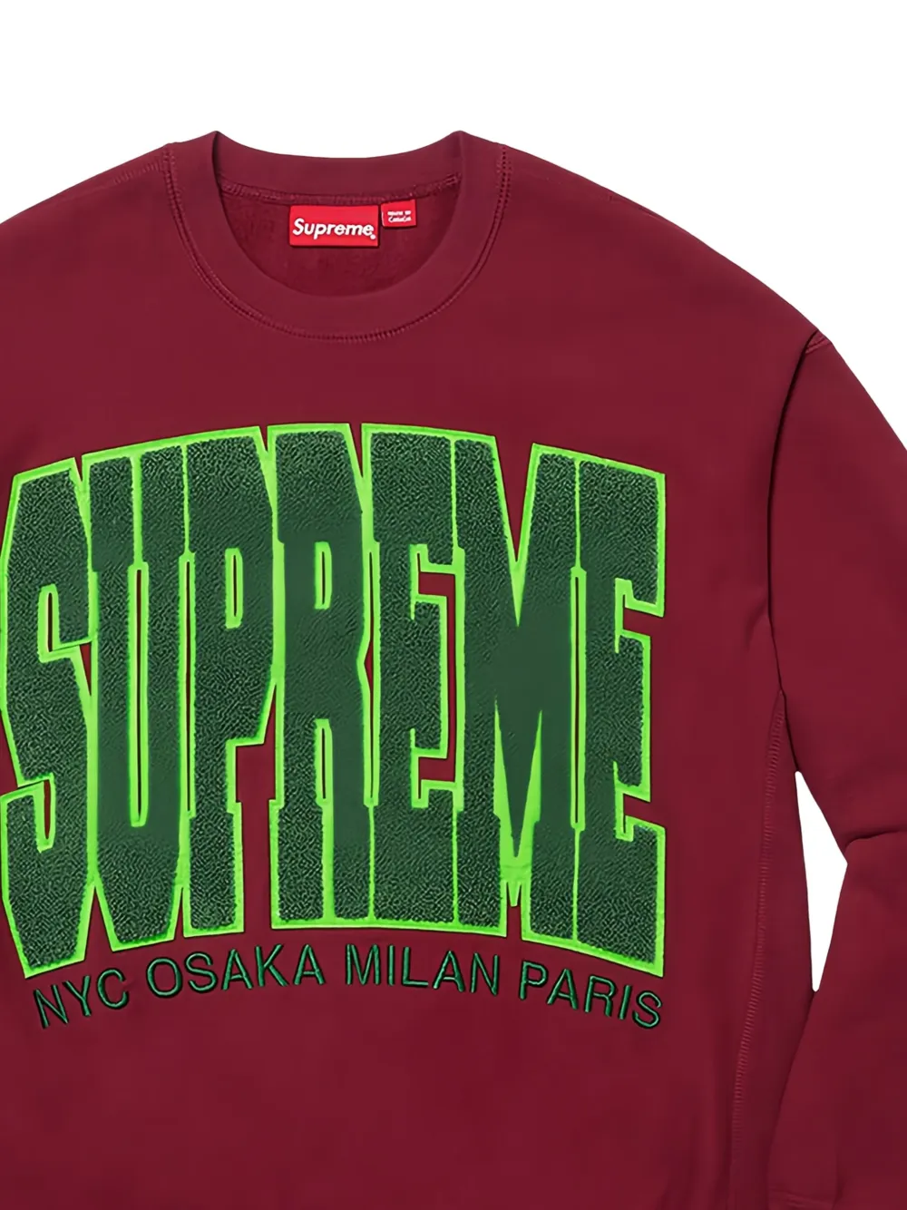 Supreme Cities Arc sweater Rood