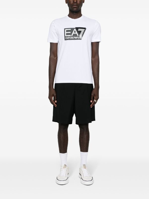 Ea7 Emporio Armani logo-print T-shirt - Farfetch