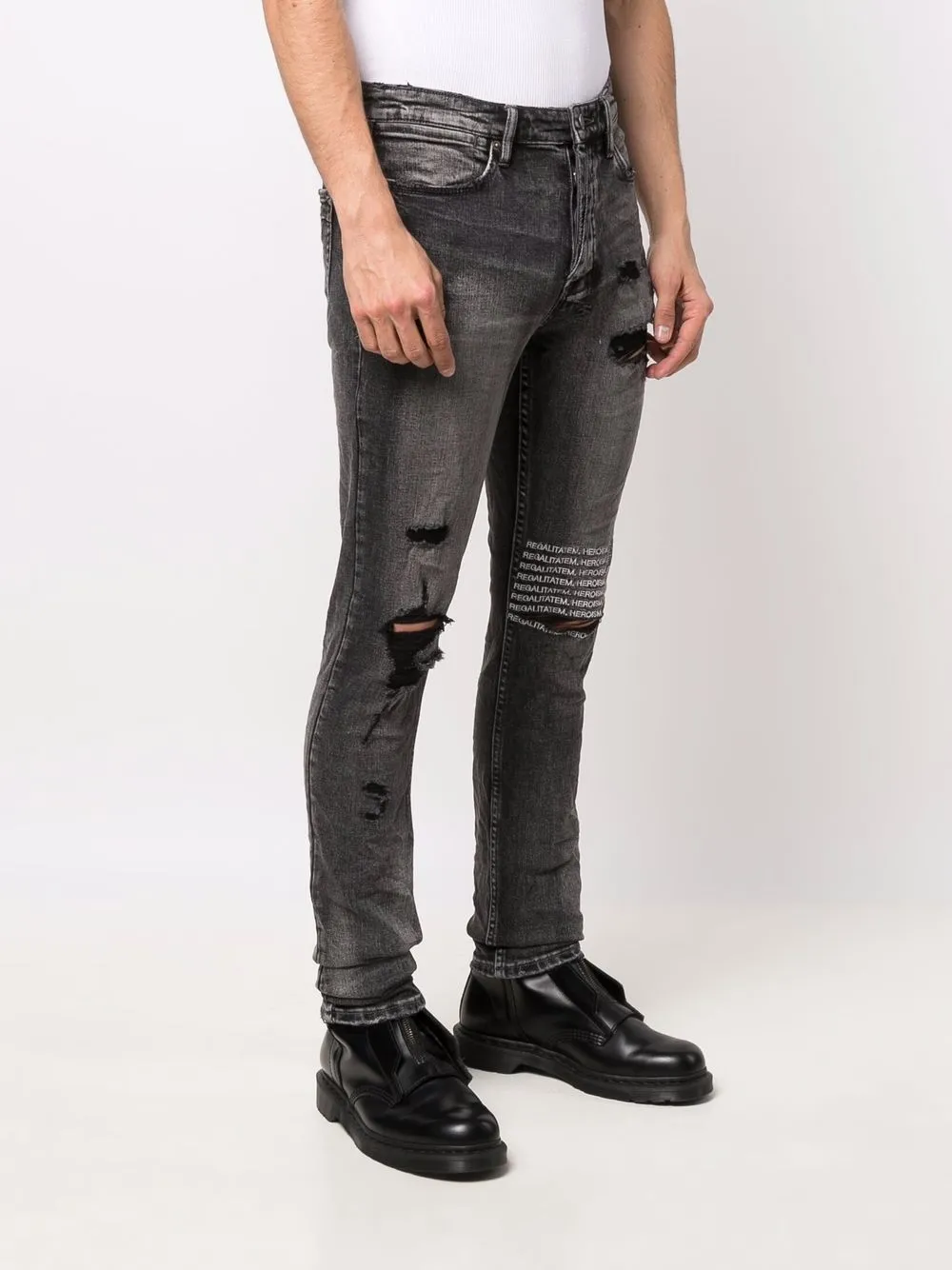 KSUBI LOW-RISE SLIM-CUT JEANS