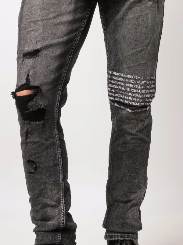 Ksubi low rise slim cut Jeans Black FARFETCH CA