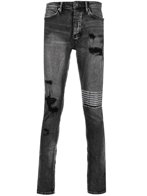 Ksubi low rise slim cut Jeans Black FARFETCH BH