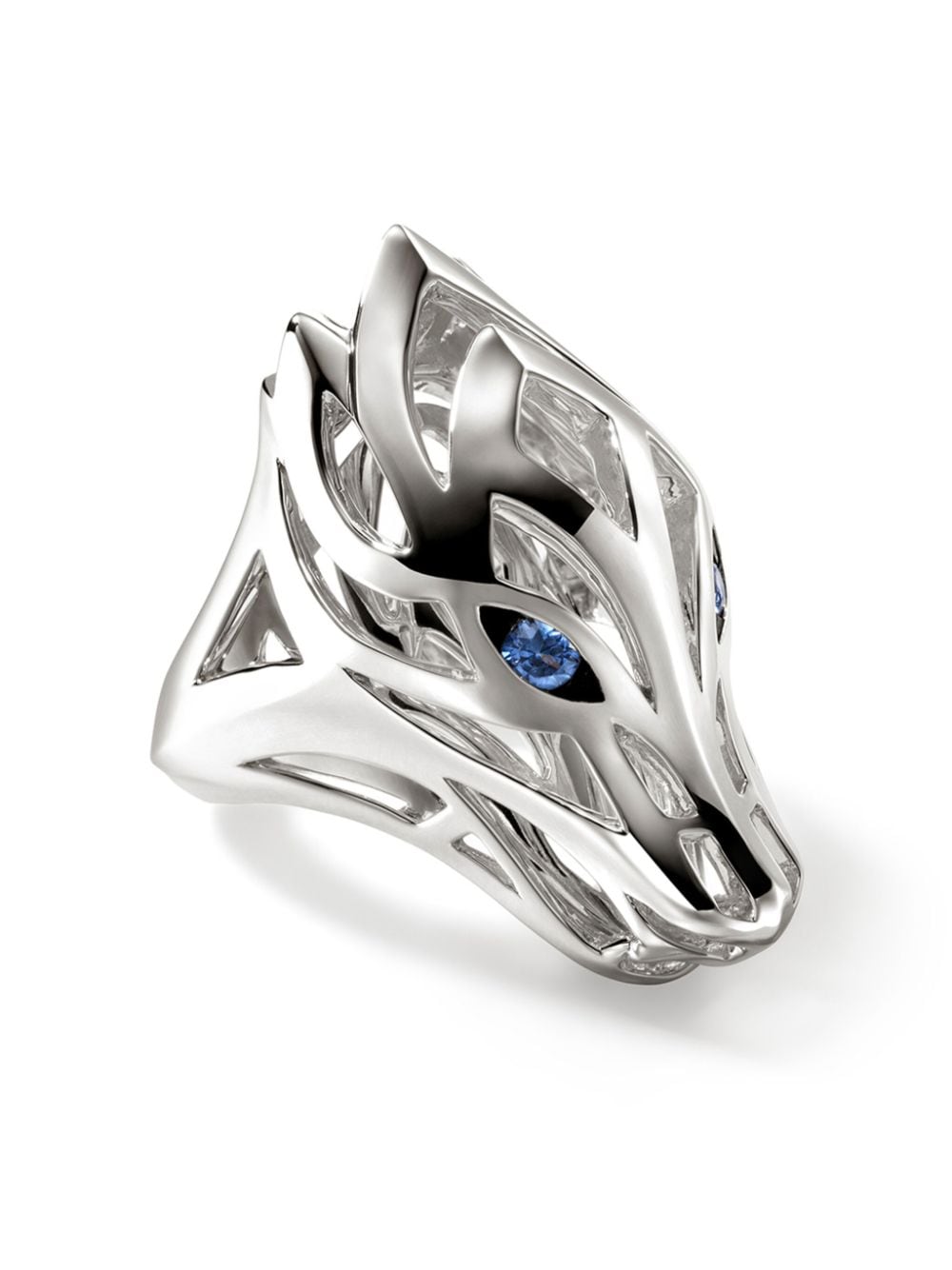 Shop John Hardy Naga Saddle Sterling-silver Ring