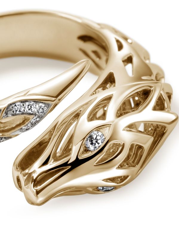 John hardy discount gold naga ring