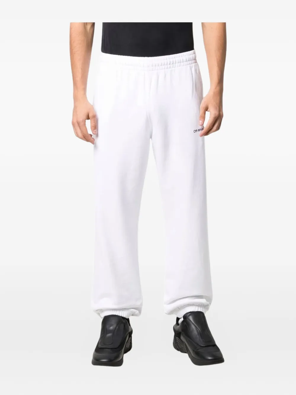 Off-White Diagonal Helvetica trainingsbroek - Wit