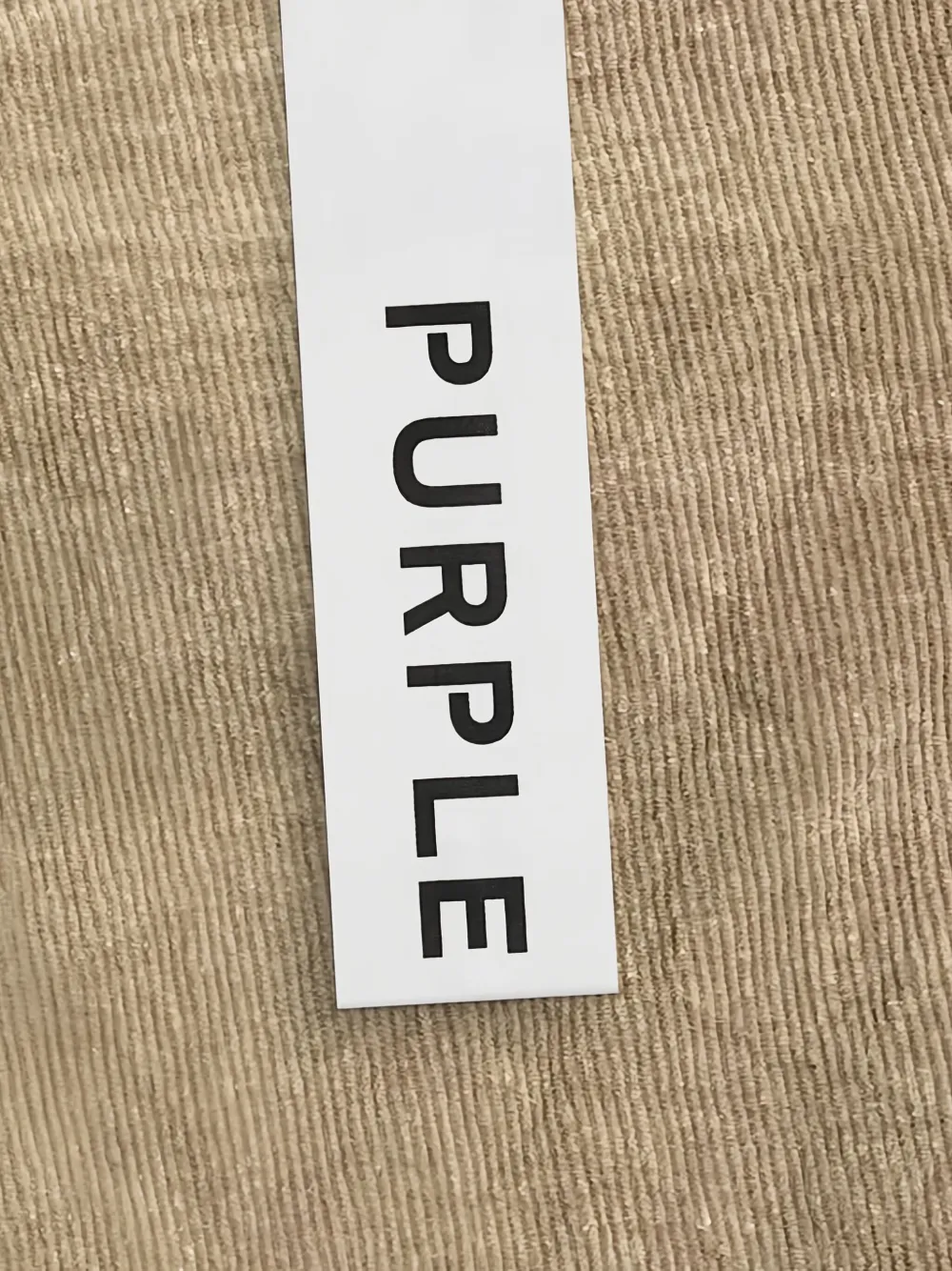 Purple Brand Ribfluwelen broek Beige