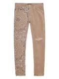 Purple Brand bandana-print corduroy trousers - Neutrals