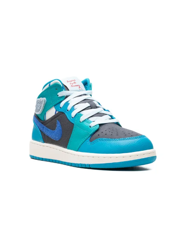 Mid Tenis Nike Jordan Azules University Blue Air Jordan Mid Azul