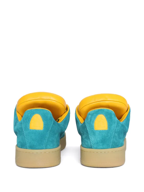 Lanvin x Future Hyper Curb Suede Sneakers | Blue | FARFETCH Lanvin x Future Hyper Curb Suede Sneakers | Blue | FARFETCH