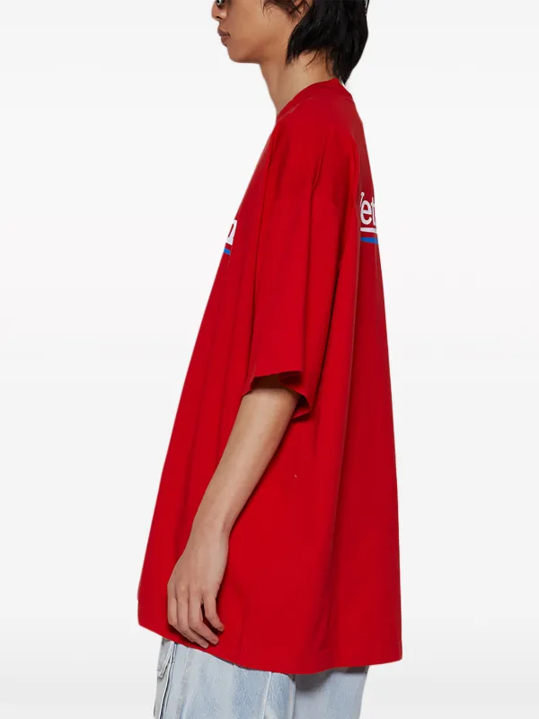 【VETEMENTS】CAMPAIGN LOGO T-SHIRT ロゴTシャツ Vetements Men's Campaign Logo T-Shirt in Black Vetements