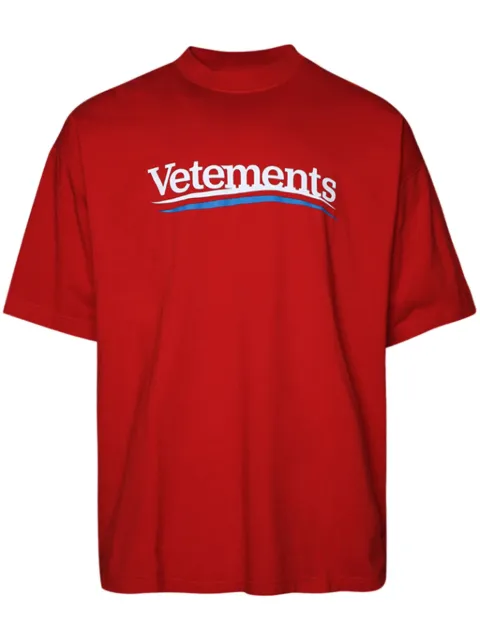 VETEMENTS Campaign logo-print T-shirt