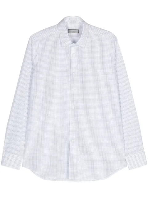 Canali camisa con cuadros estampados