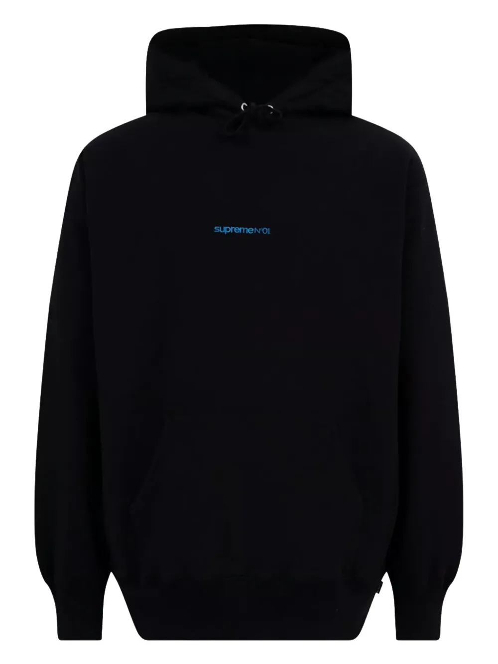 Supreme Hoodie met print Zwart