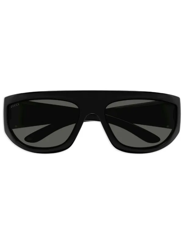 Gucci Eyewear biker frame Tinted Sunglasses Black FARFETCH ZA