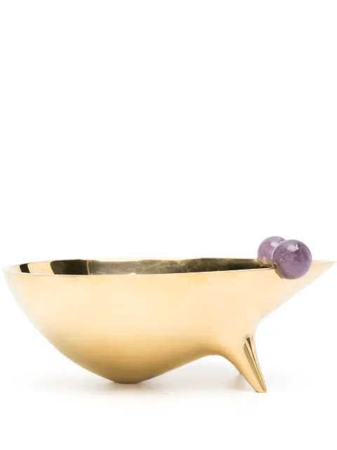 Jonathan Adler Frog-shaped brass bowl