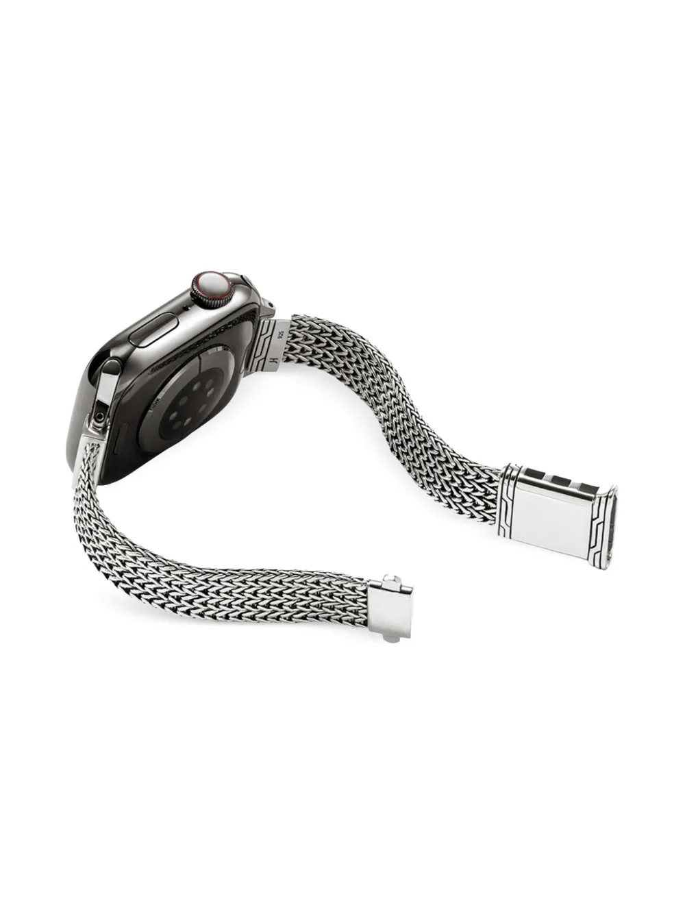 John Hardy Cinturino per smartwatch in argento sterling con diamanti 12mm | Image 6